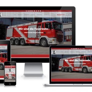 Website Feuerwehrdemo 3 responsive